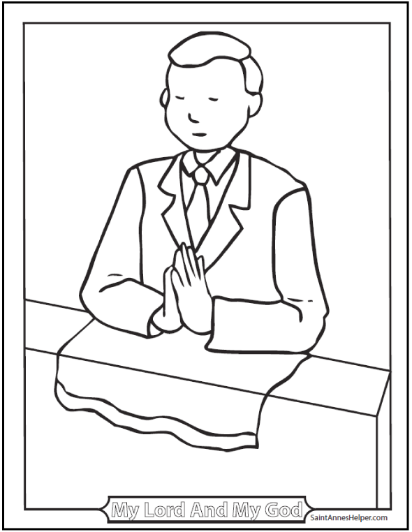act of contrition coloring pages - photo #9