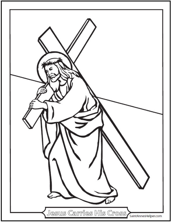 40 Rosary Coloring Pages The Mysteries Of The Rosary