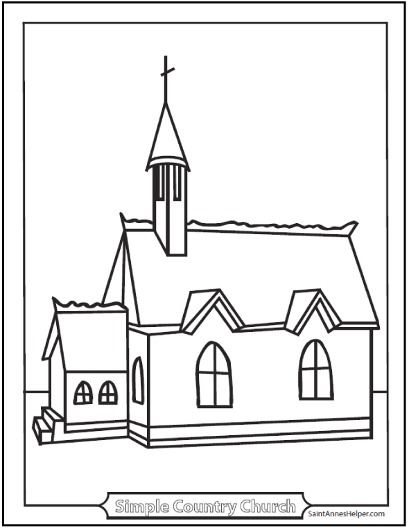 a church chose helpers coloring pages - photo #7