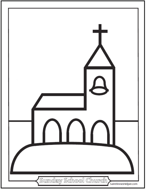 a church chose helpers coloring pages - photo #47