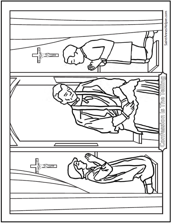 sacraments of the catholic church coloring pages - photo #42
