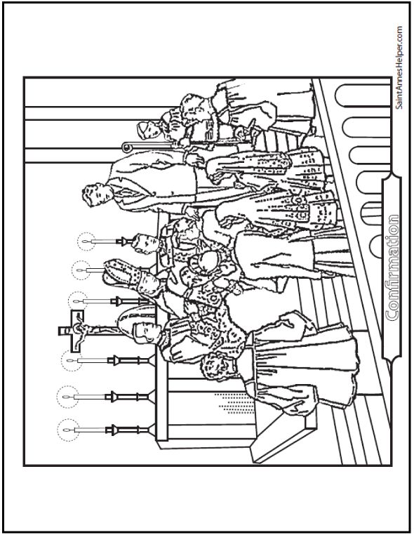 sacrament baptism coloring pages - photo #28