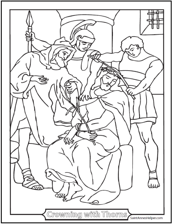 40 Rosary Coloring Pages The Mysteries Of The Rosary