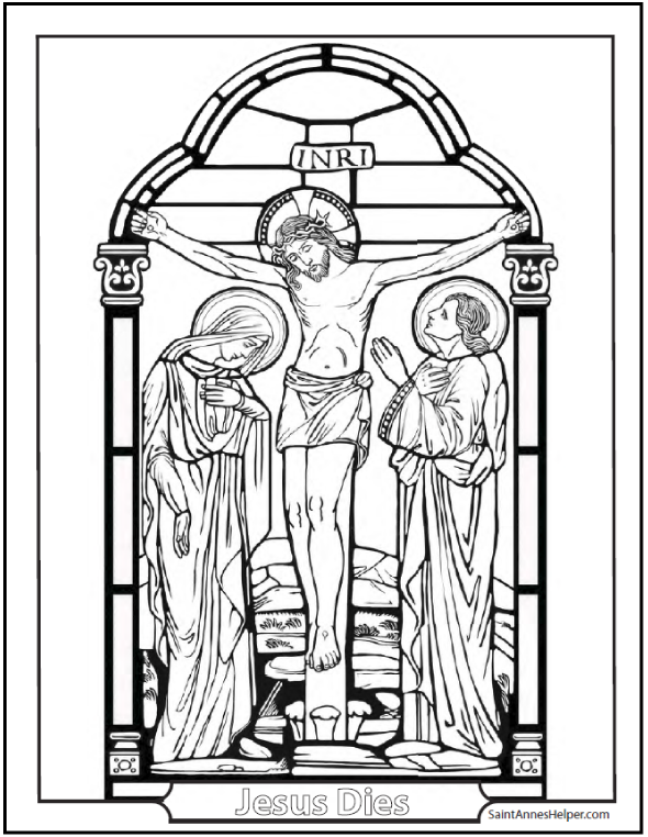 jesus lent coloring pages children - photo #26