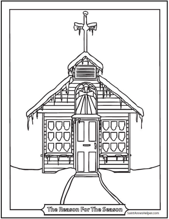 a church chose helpers coloring pages - photo #41