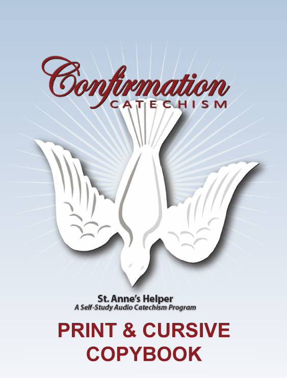Catholic Confirmation Quiz Questions Answers Copybook
