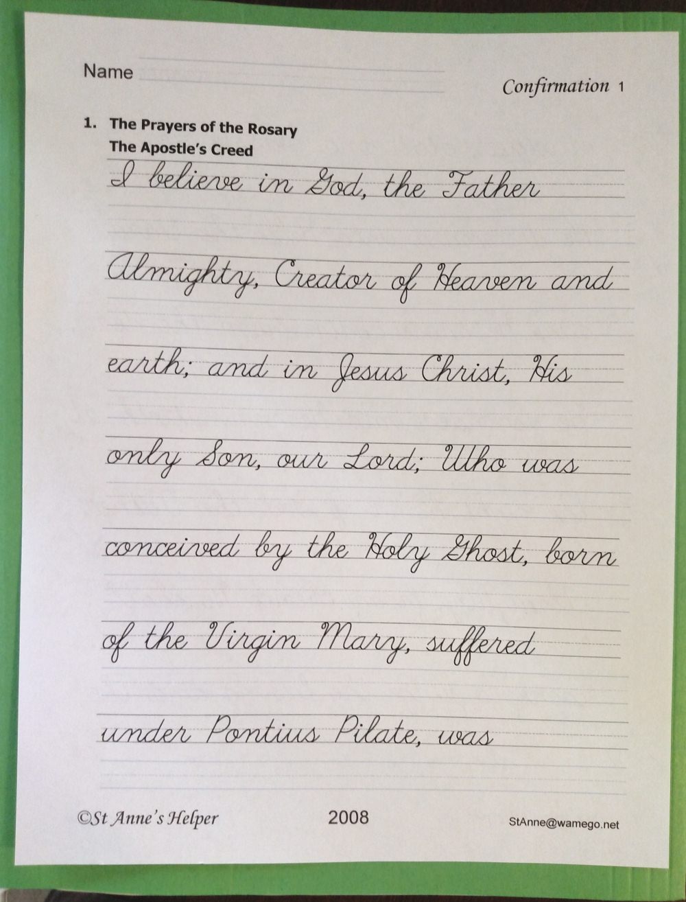 Catholic Cursive Writing Worksheets Baltimore Catechism catholic-cursive-writing-worksheets-baltimore-catechism