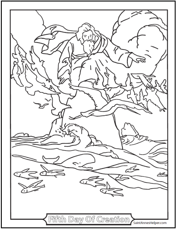 Coloring Pages St Adam 7