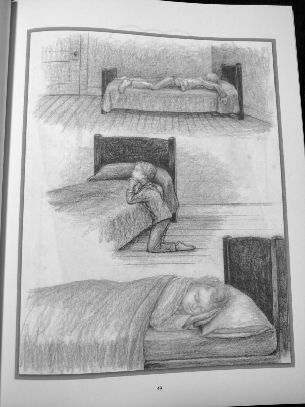 Mrs. Becky Melechinsky illustrated Leane VanderPutten's Catholic Mother Goose: Deedle Deedle Dumpling my son Todd.