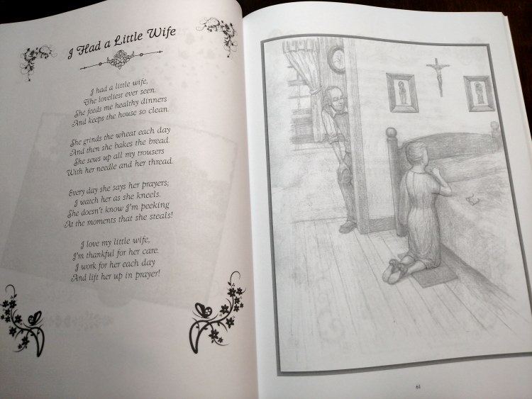 Becky Melechinsky illustrator of the Catholic Mother Goose poem "I Had a Little Wife".