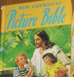 Catholic Picture Bible For Children - Super helpful for "telling the story".