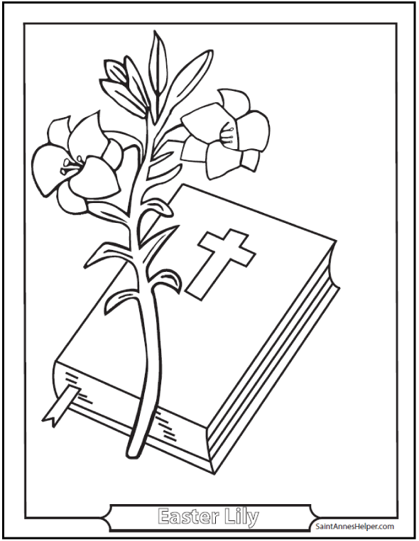 religious easter coloring pages printable