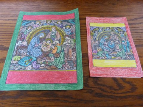 Printable Christmas Coloring Pages And Cards