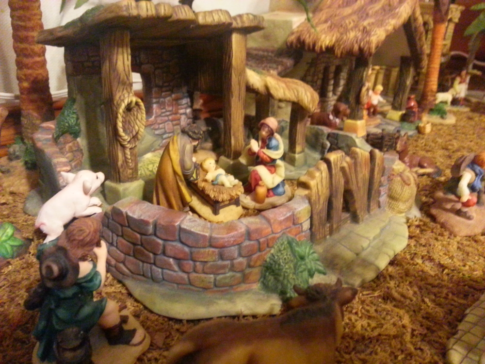 Christmas tree Nativity Scene