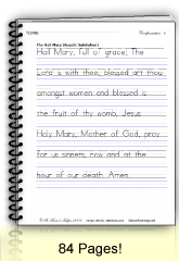 Catholic Catechism Quiz, Worksheets, or Copybook to download and print