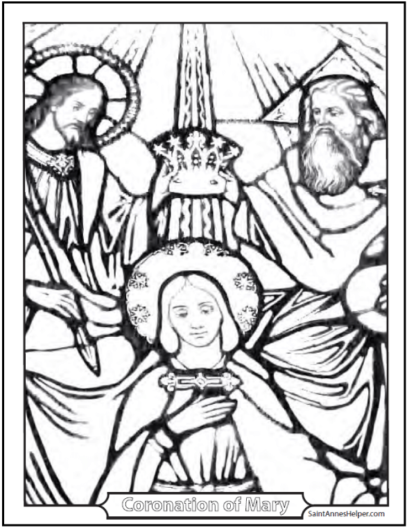 Saint Louis - Catholic Coloring Page