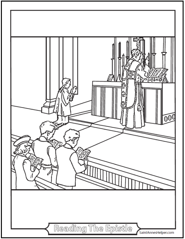 150+ Catholic Coloring Pages ️+ ️ Sacraments, Rosary, Saints, Bible