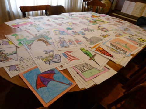 Hundreds of free coloring pages to print in many themes.