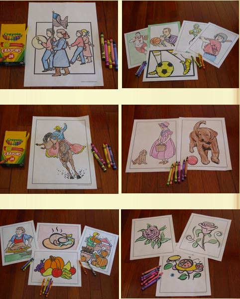 Scores of fun coloring pages to print.