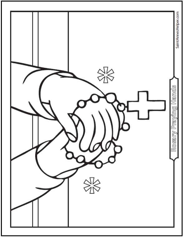 Download 40+ Rosary Coloring Pages + +The Mysteries Of The Rosary