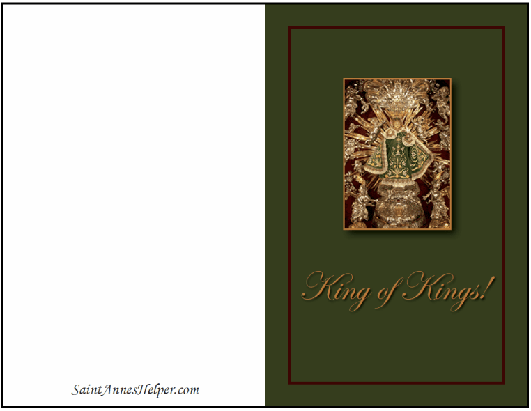 Printable Religious Christmas Cards - Lovely Catholic Christmas Cards