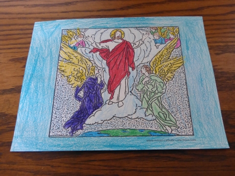 Liturgical Coloring Calendar - Feast Day Catholic Game – Holy Heroes