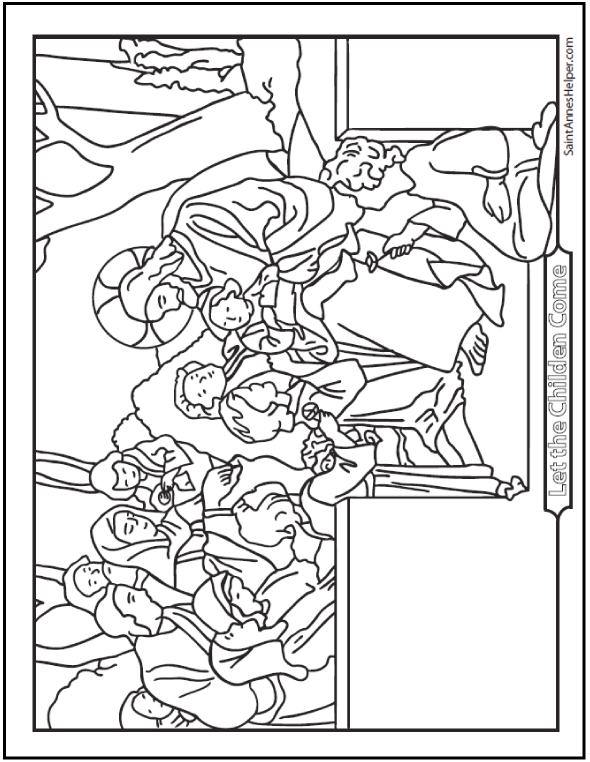 free coloring pages miracles of jesus