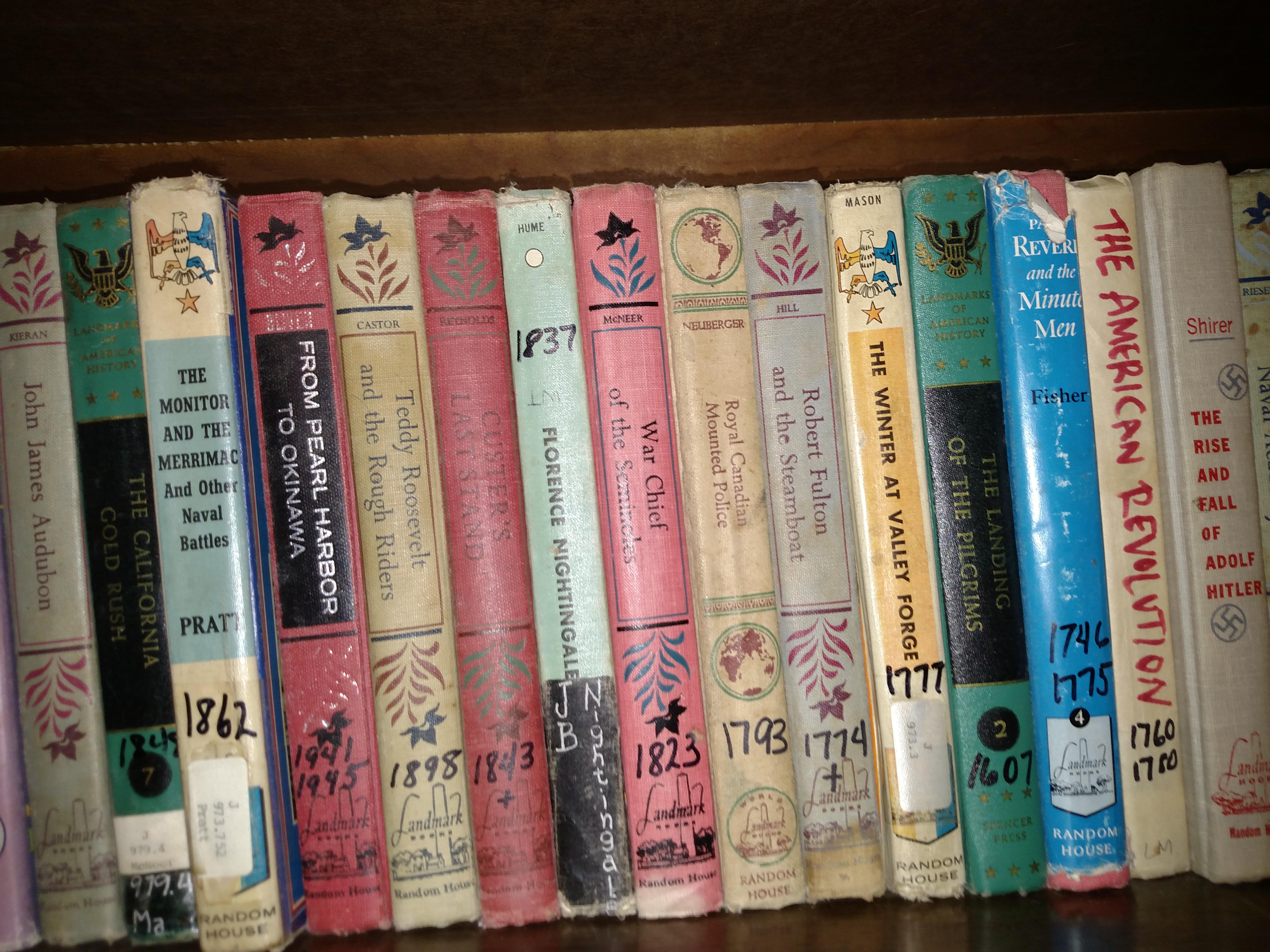 Catholic Homeschool American History Books - Landmark Books