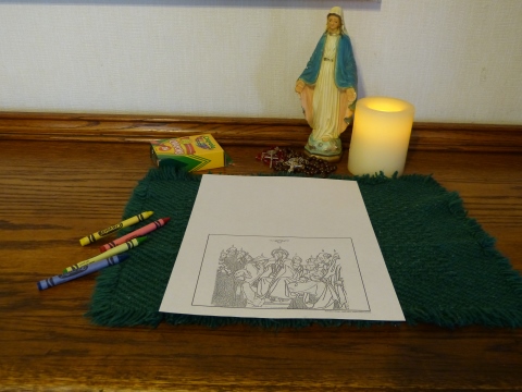 Descent of the Holy Ghost Card