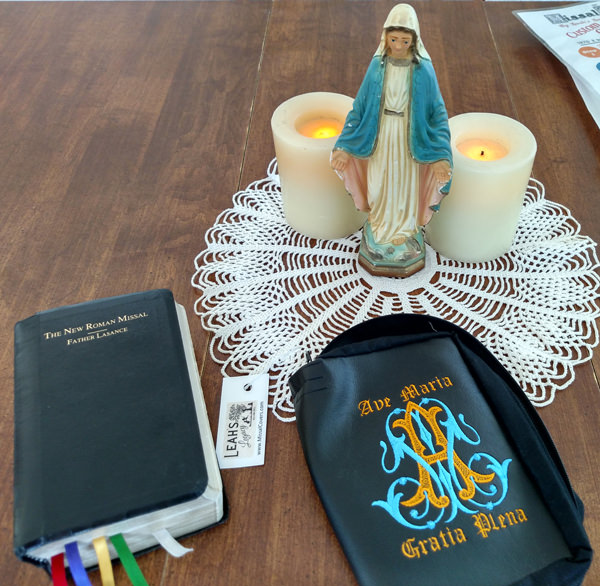 Get a personalized Bible cover at MissalCovers.com.