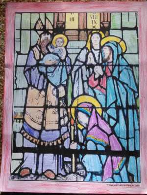 Catholic Feast Days - Presentation Coloring Page