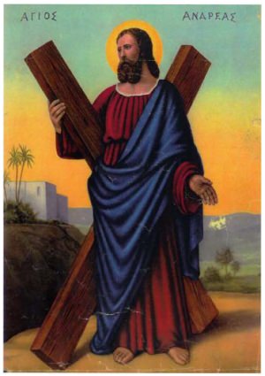 Saint Andrew The Apostle: Prayer, Coloring Page, and Worksheet