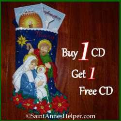 Felt Christmas Stocking Kits photo.