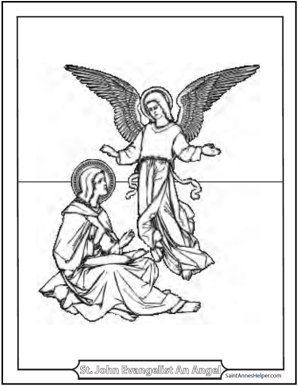 john the apostle coloring pages - photo #14