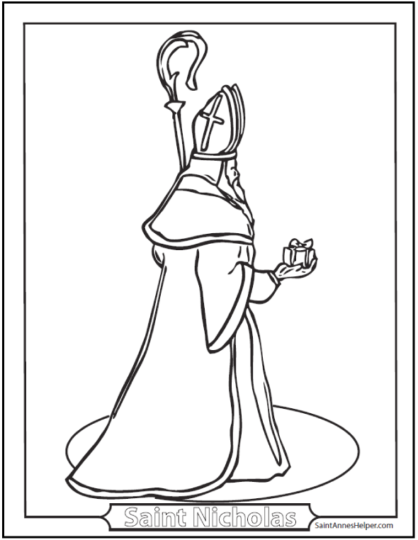 catholic saints for kids coloring pages - photo #49