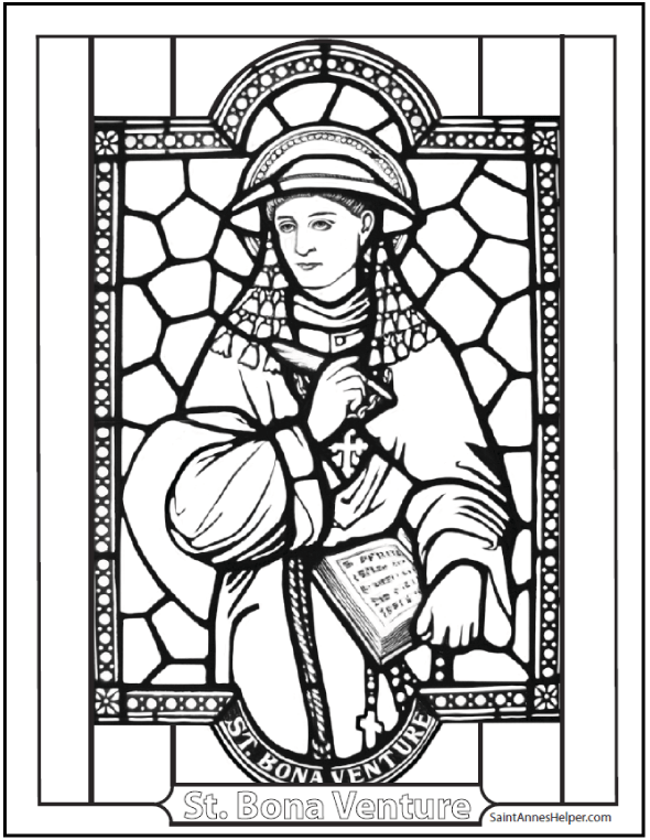 23+ Catholic Saints Coloring Pages