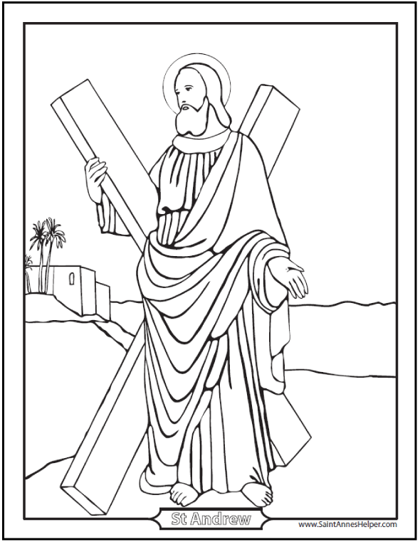 disciples help others coloring pages