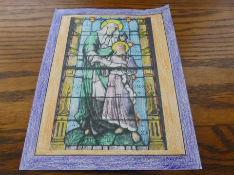 Saint Anne was Mary's mother and the grandmother of Jesus.