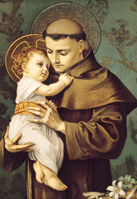 Beautiful Saint Anthony of Padua picture.