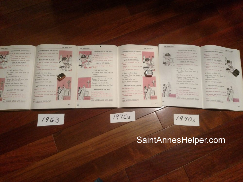 Progressive New Saint Joseph First Communion Catechism changes.