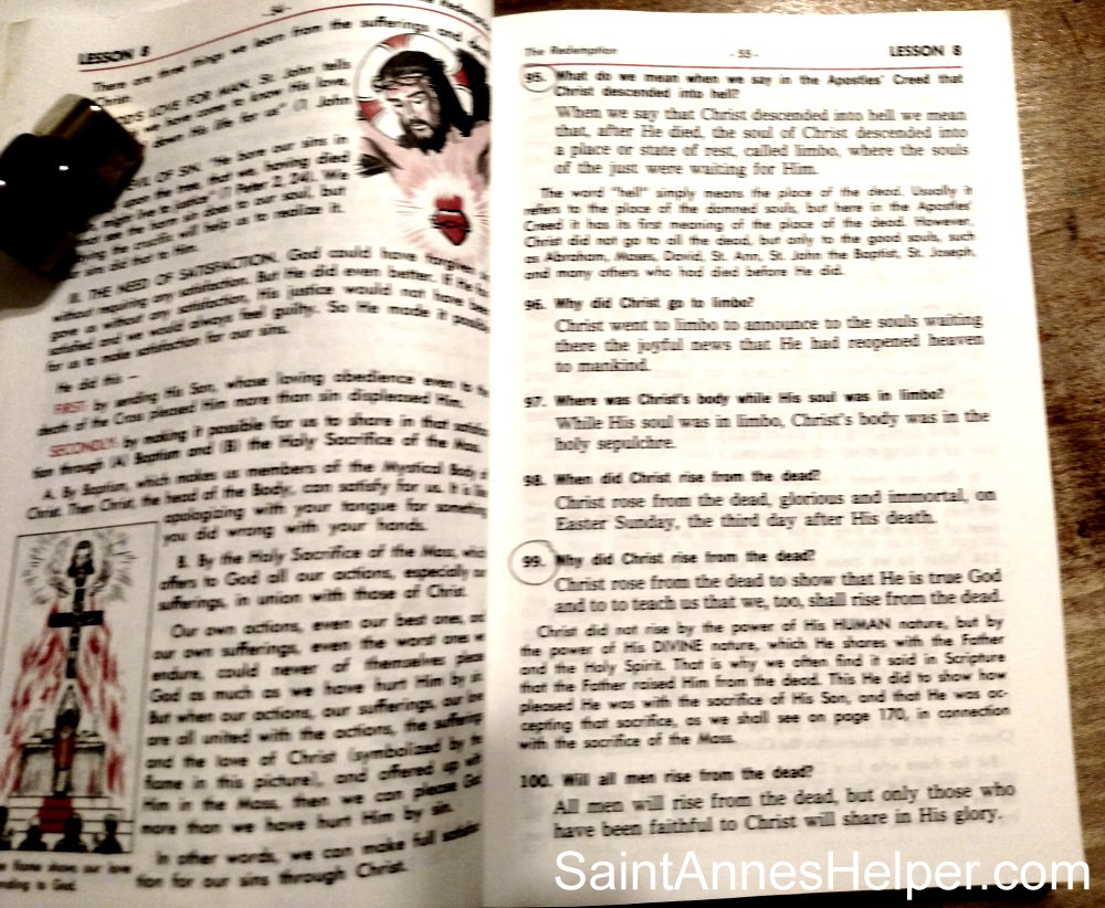 Catholic catechism for children: on the Ascension.