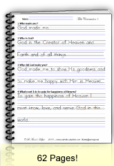 60+ Catholic First Communion Worksheets + + Baltimore Catechism No. 1