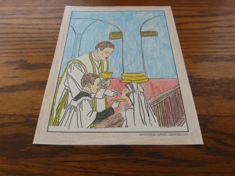 14+ Communion Coloring Page Printables