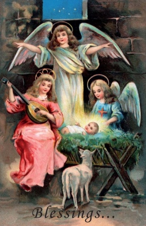 Printable Religious Christmas Cards: Beautiful Religious Art